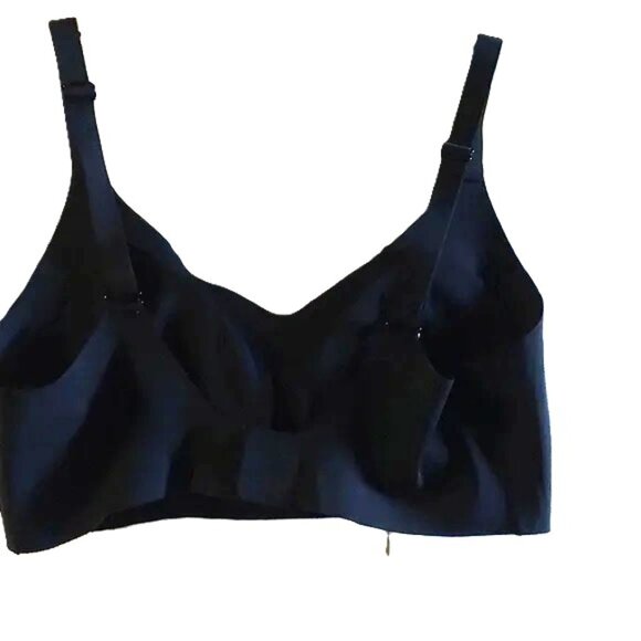 Coobie Wireless Comfort Convertible Racerback Bra Solid Black Size Medium - Picture 4 of 16